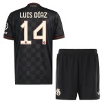 Günstige Fußballtrikots FC Bayern München Luis Diaz 14 Kinder 3rd trikot 2025-26 Kurzarm